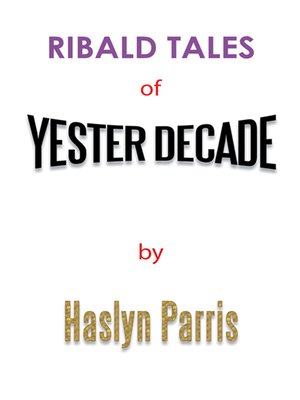 cover image of Ribald Tales of Yesterdecade